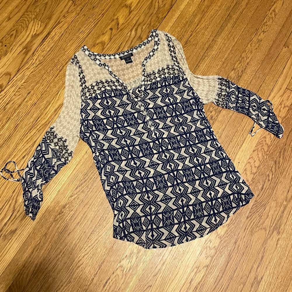 Lucky Brand flowy blouse